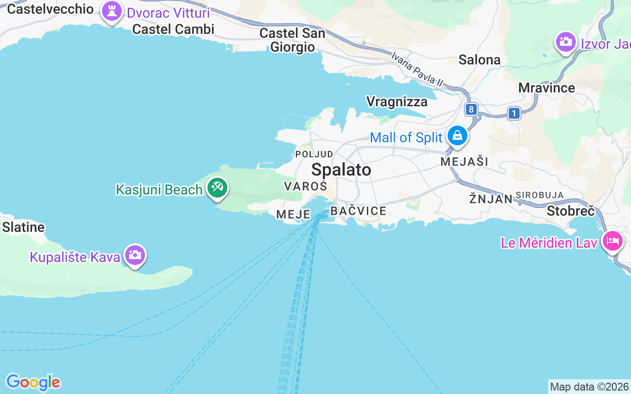 Luogo Gommone: Matejuška, Spalato