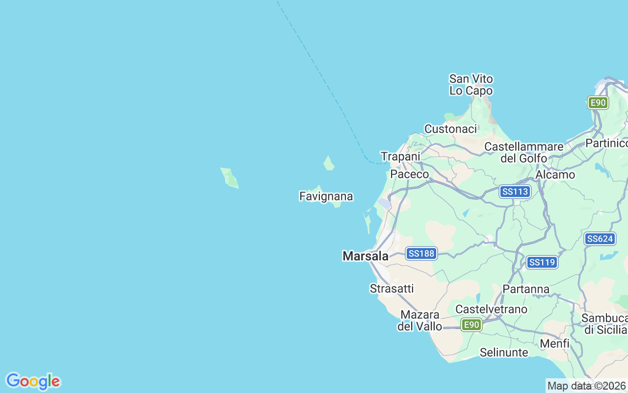 Localização do(a) Lancha: Favignana, Favignana