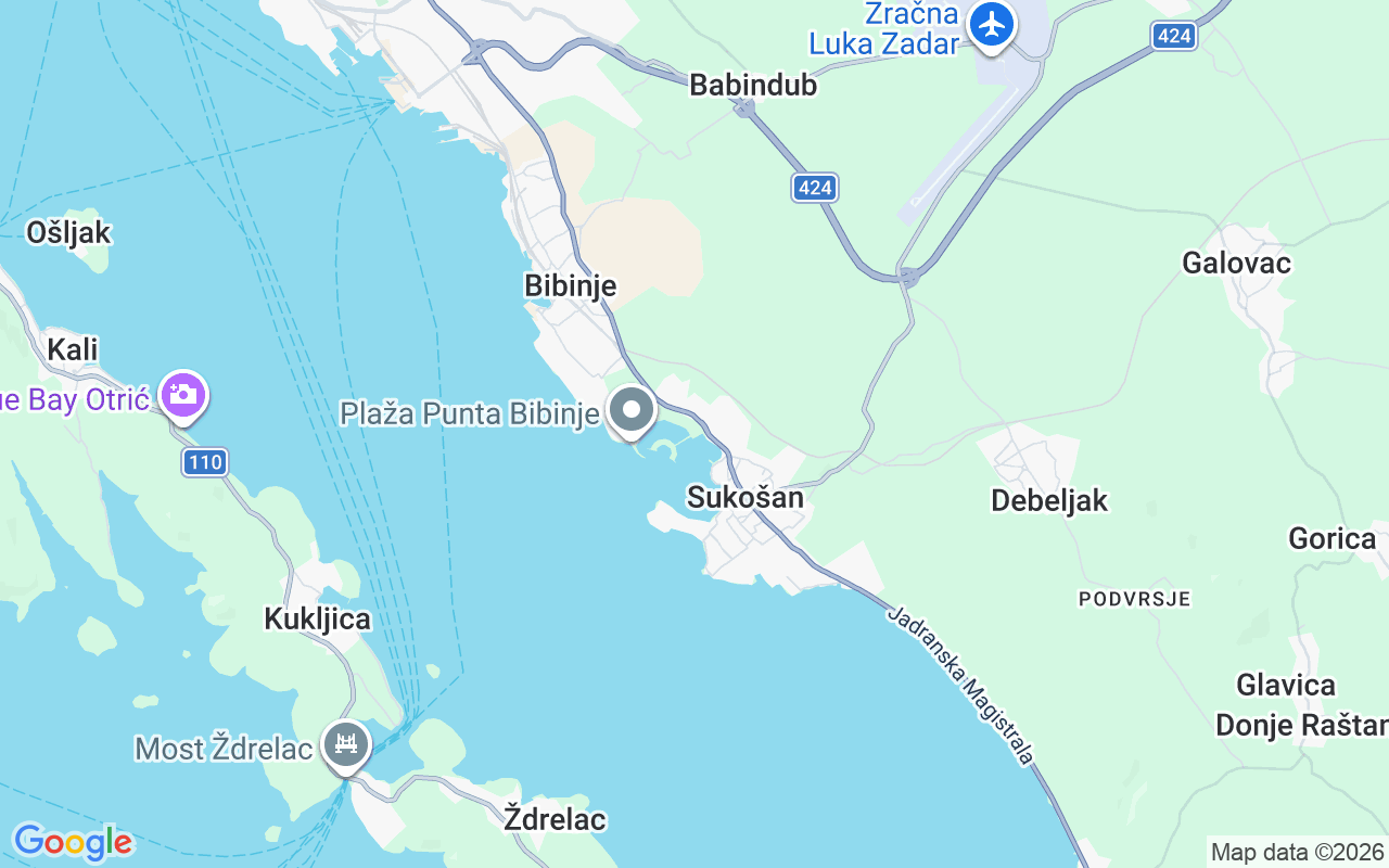 De locatie van Catamaran: D-Marin Dalmacija, Sukošan