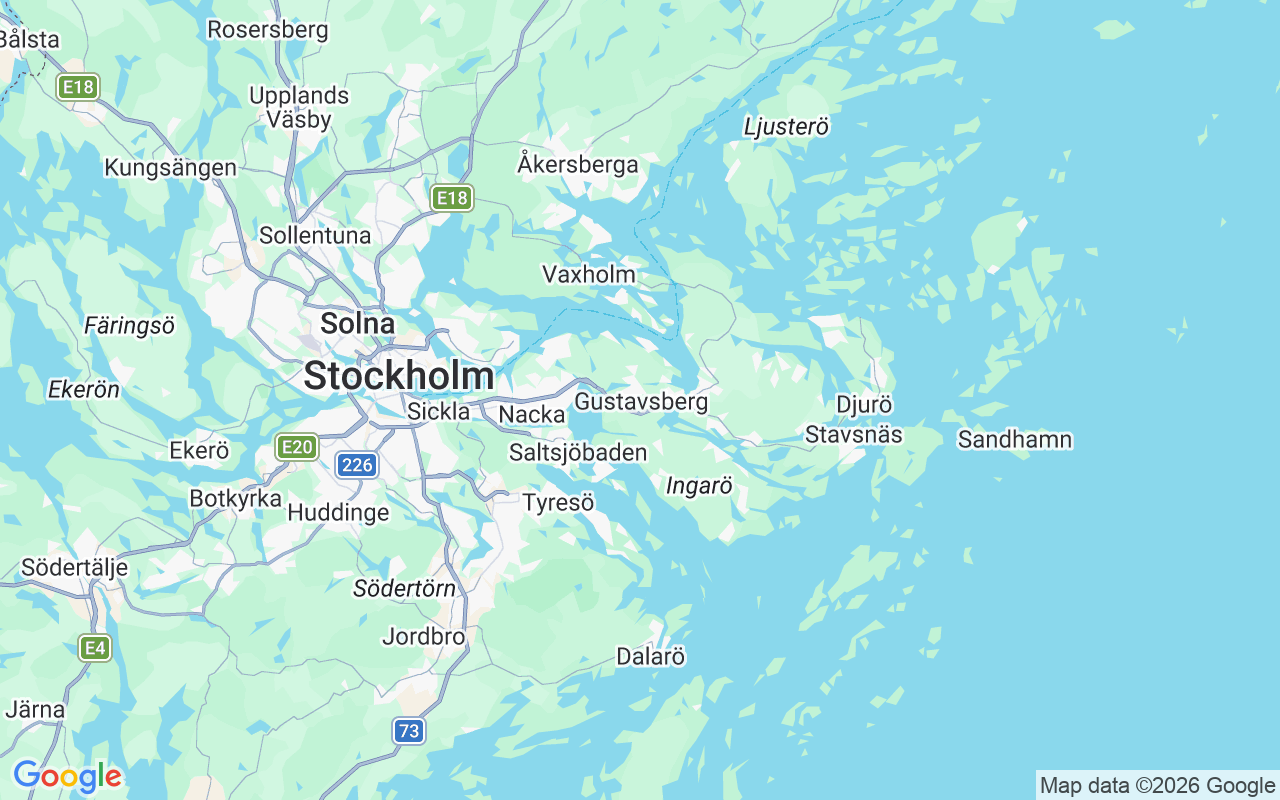Plats för Motorbåt: Gustavsberg, Gustavsberg