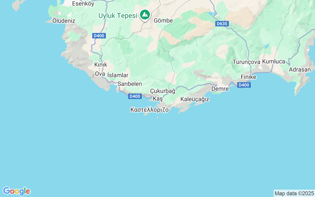 Ubicación Goleta: Kaş Harbour, Kaş