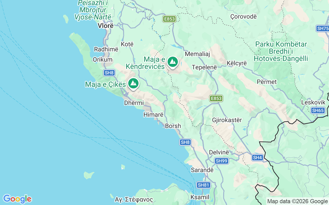De locatie van Gulet: Port Of Vlore, Vlorë