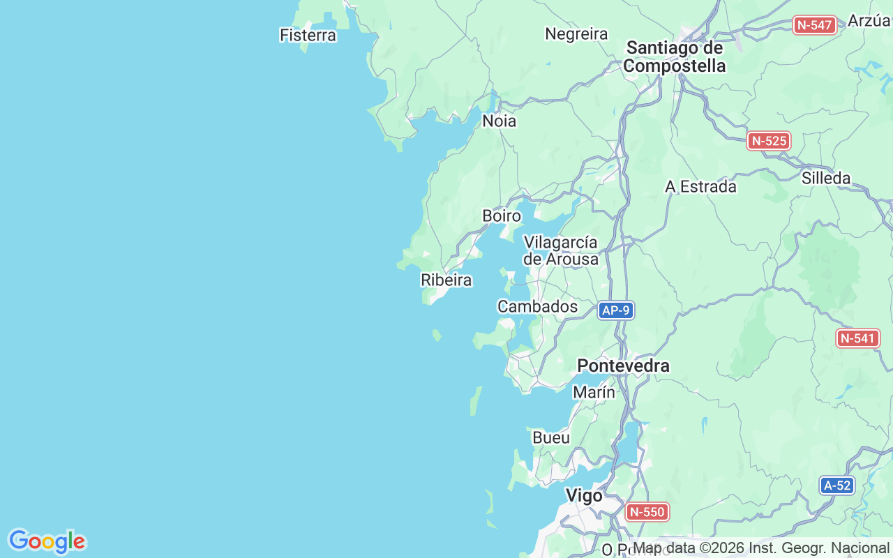 De locatie van Zeilboot: Club Nautico Deportivo De Ribeira, Ribeira