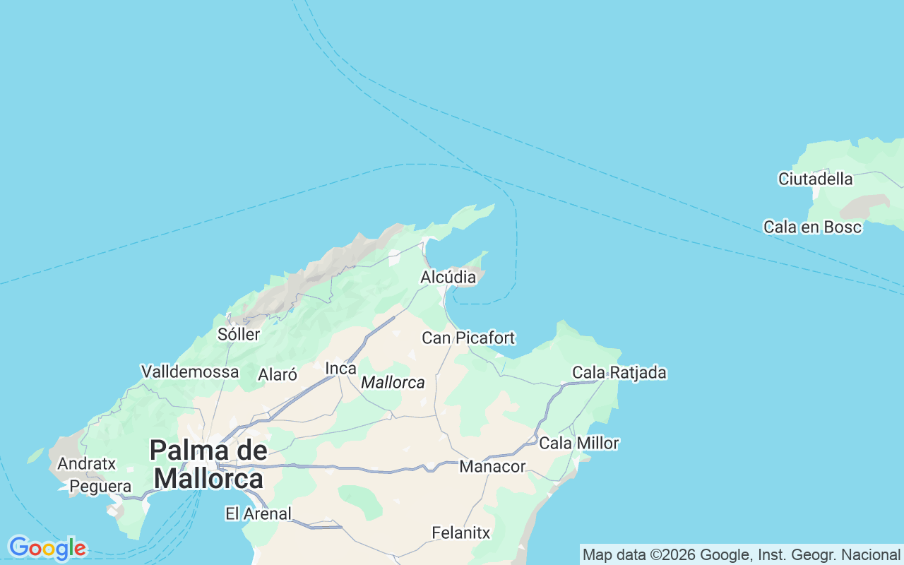 De locatie van RIB: Port De Alcudia, Port D'alcúdia