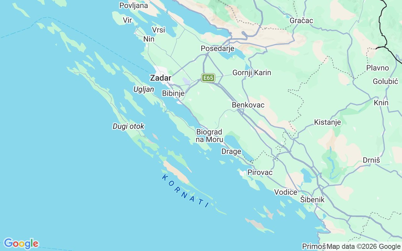 Emplacement du Bateau à moteur: Turanj, 23207