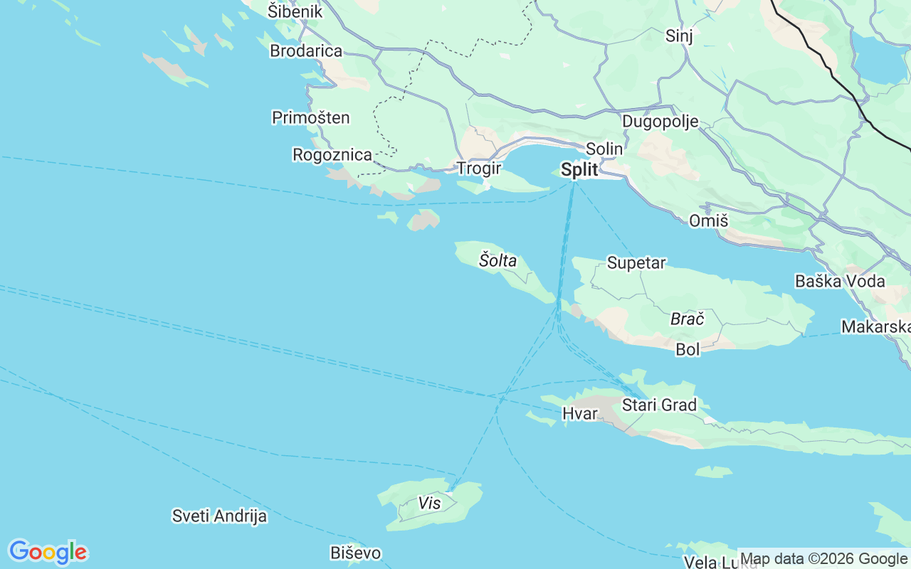 Emplacement du Voilier: Rogač, Općina Šolta
