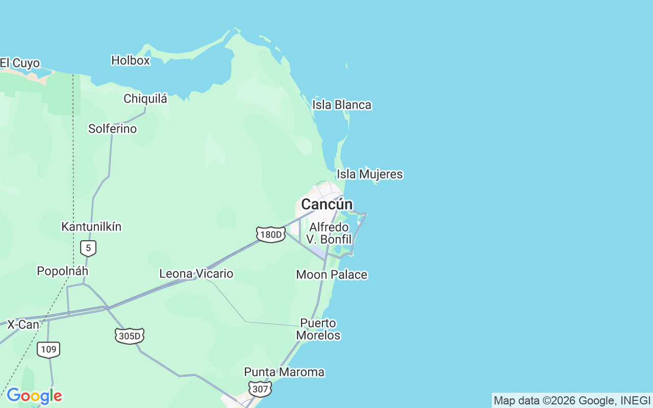 Luogo Barca a motore: Puerto Cancun, Cancún