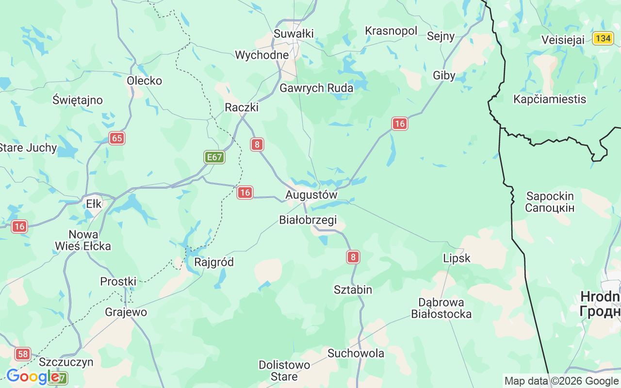 Location of the Jet ski: Camp Zatoka, Augustów