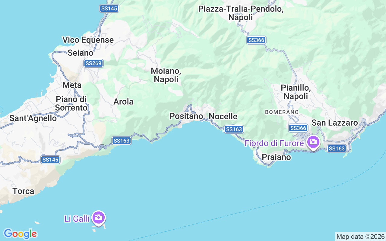 De locatie van Motorboot: Positano Marina, 84017 Positano