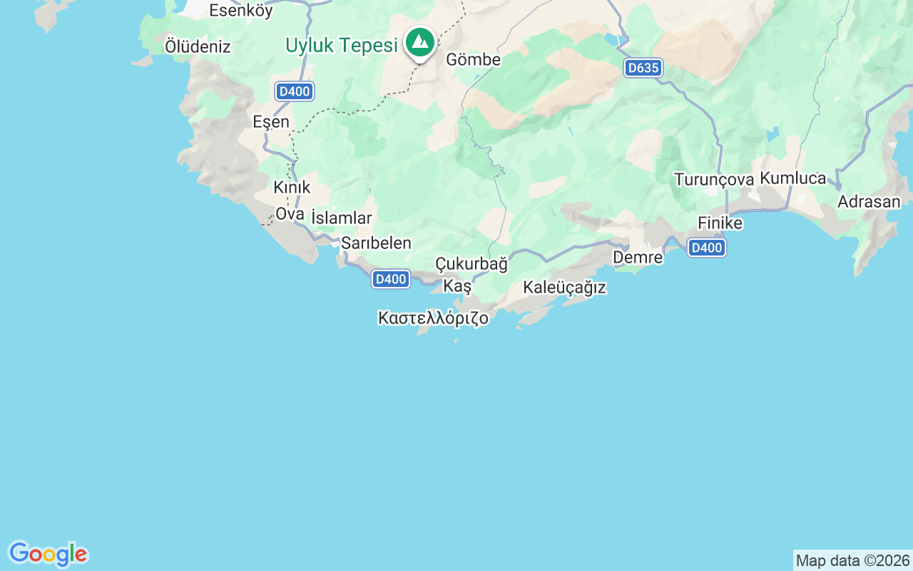 Liegeplatz Gulet: Kaş Limanı, Kaş