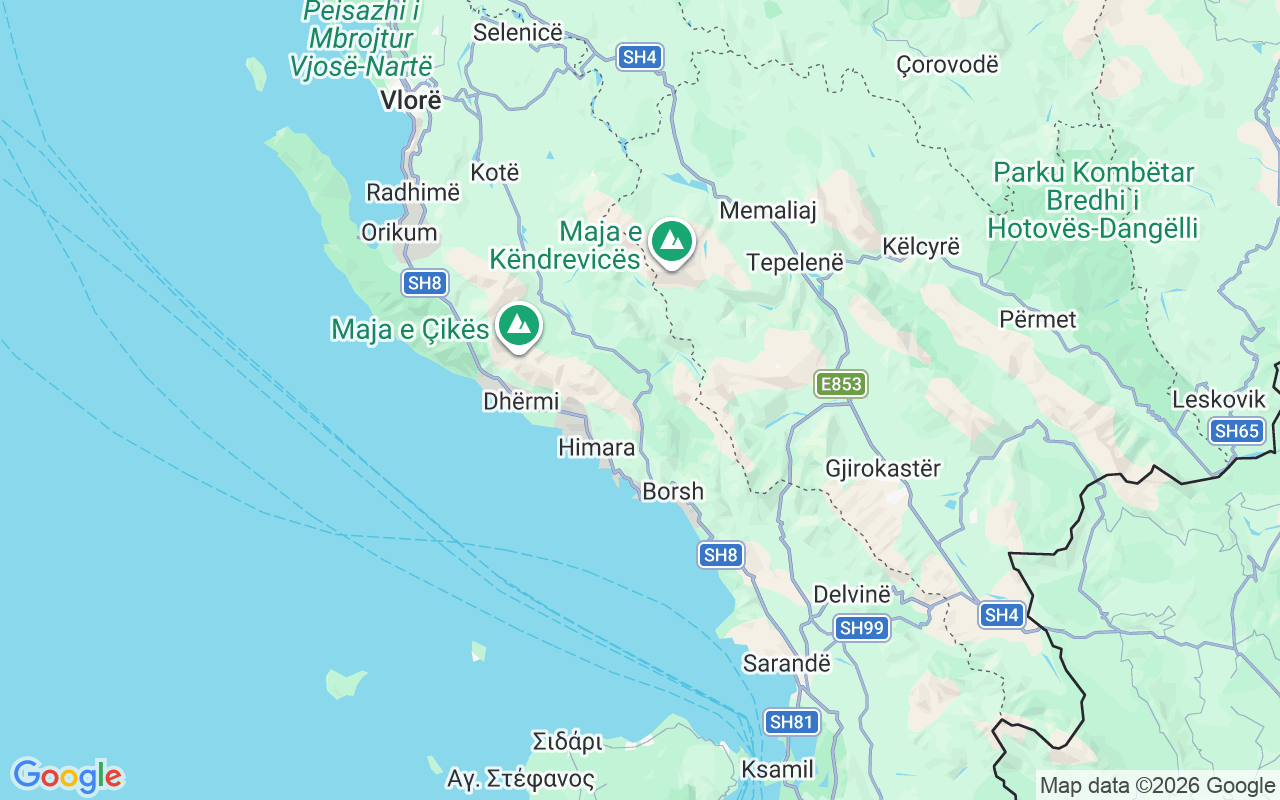 Localização do(a) Escuna: Port Of Vlore, Vlorë
