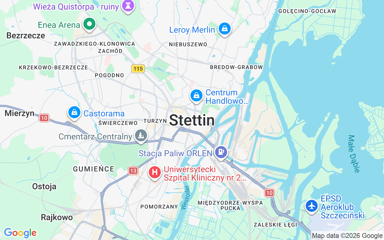 Liegeplatz Segelboot: Szczecin, Stettin