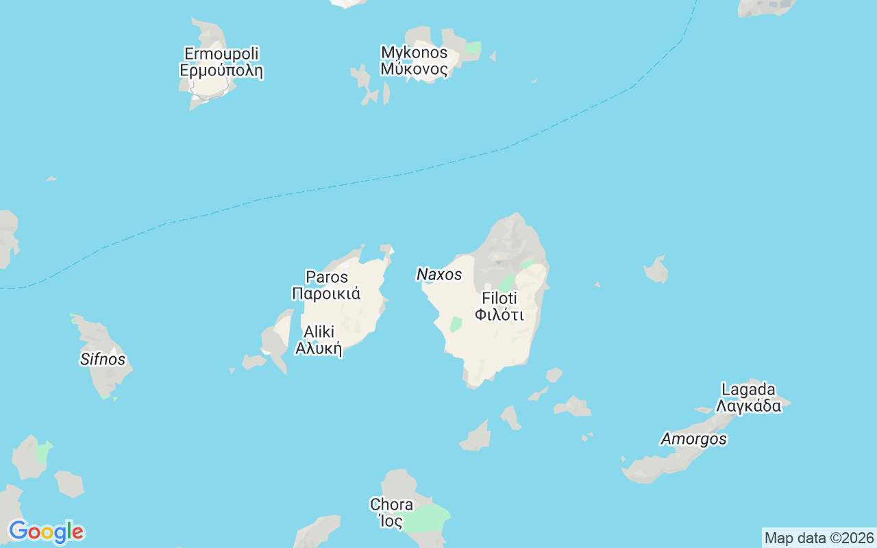 Location of the RIB: Naxos, Naxos