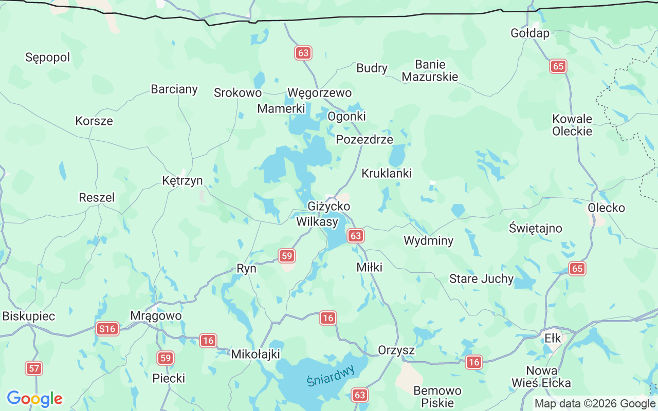 Plats för Husbåt: Stranda, Giżycko