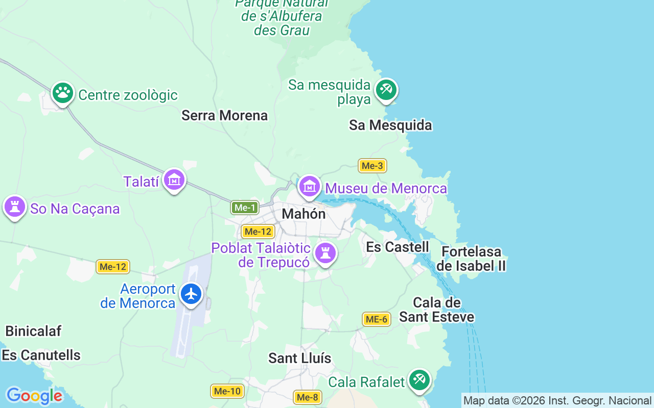 Luogo Barca a motore: Porto Di Mahón, Mahón