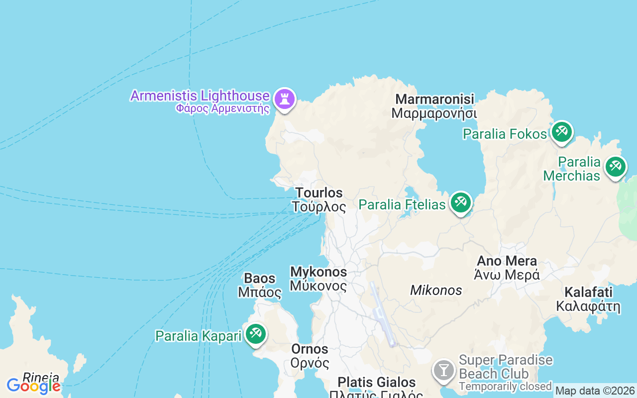 Location of the RIB: Tourlos Mykonos, Mykonos