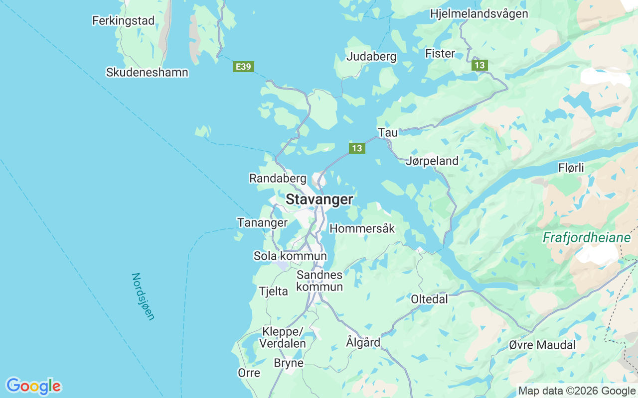Plats för RIB-båt: Stavanger, Stavanger