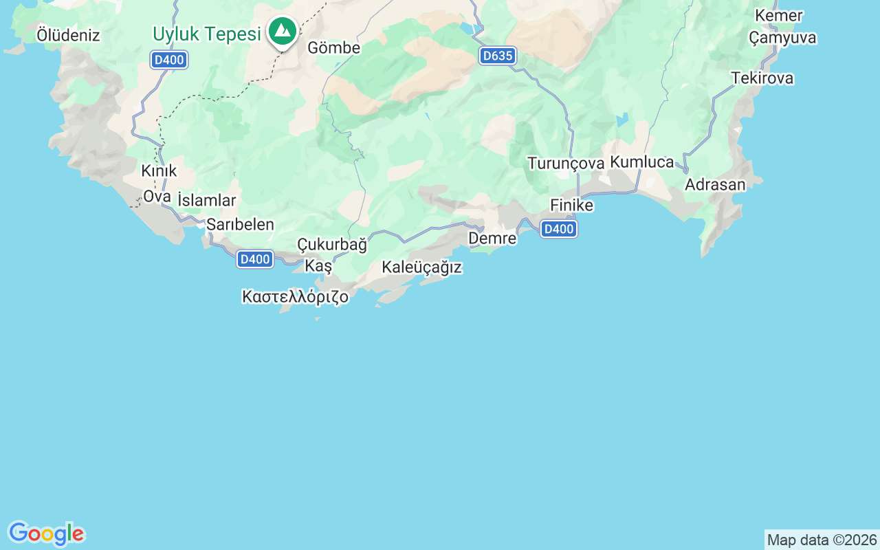 Liegeplatz Gulet: Kekova, Kekova