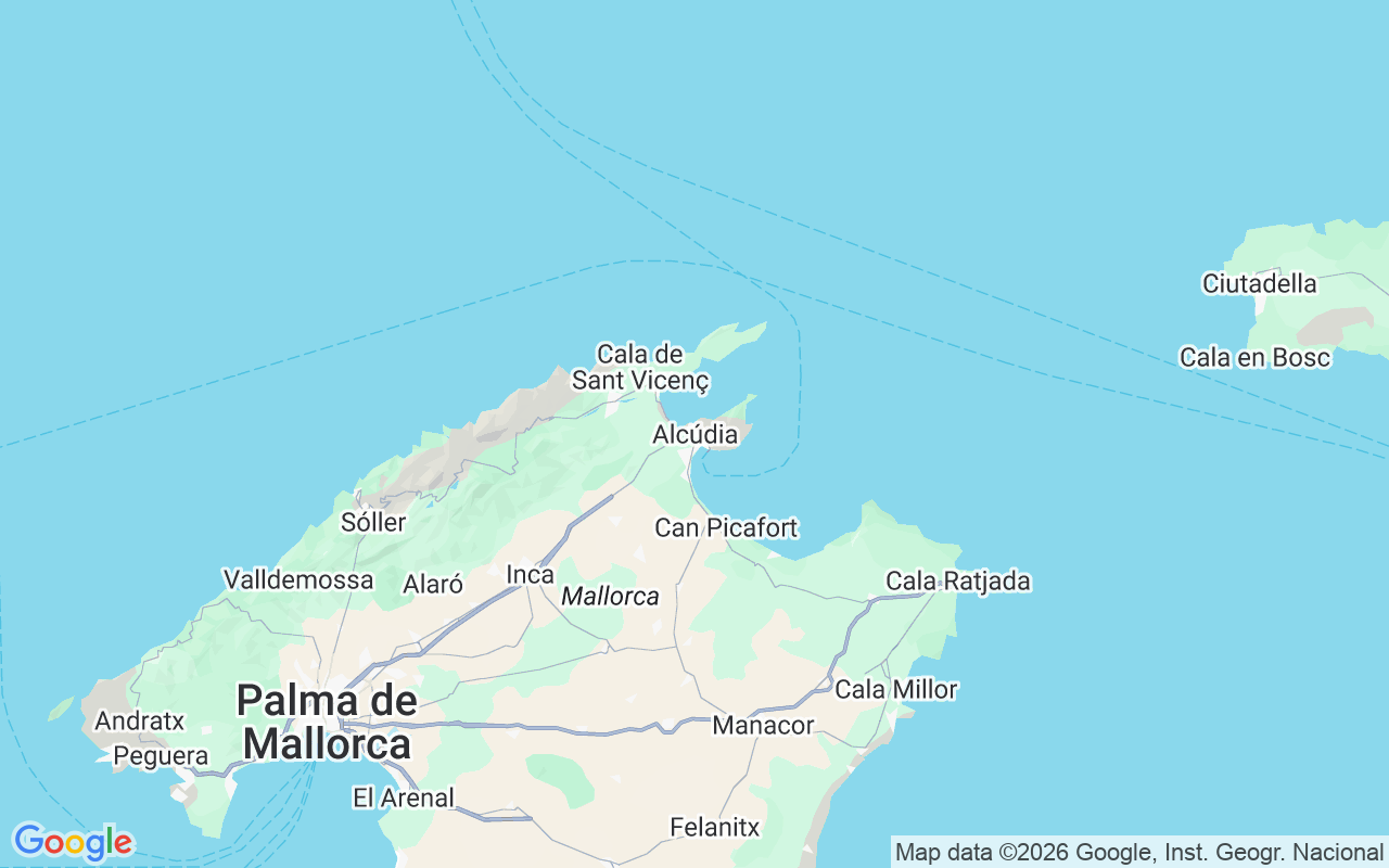 De locatie van Motorboot: Alcudia, 07400 Alcúdia