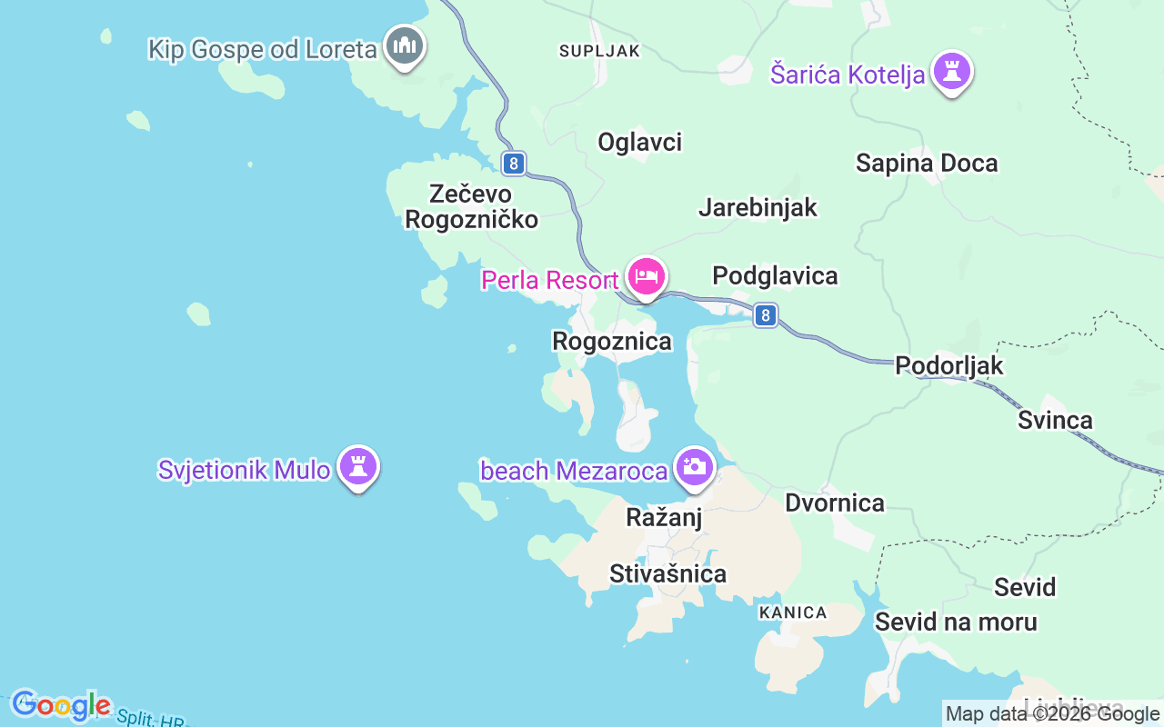 Plats för Katamaran: Rogoznica, Kroatien