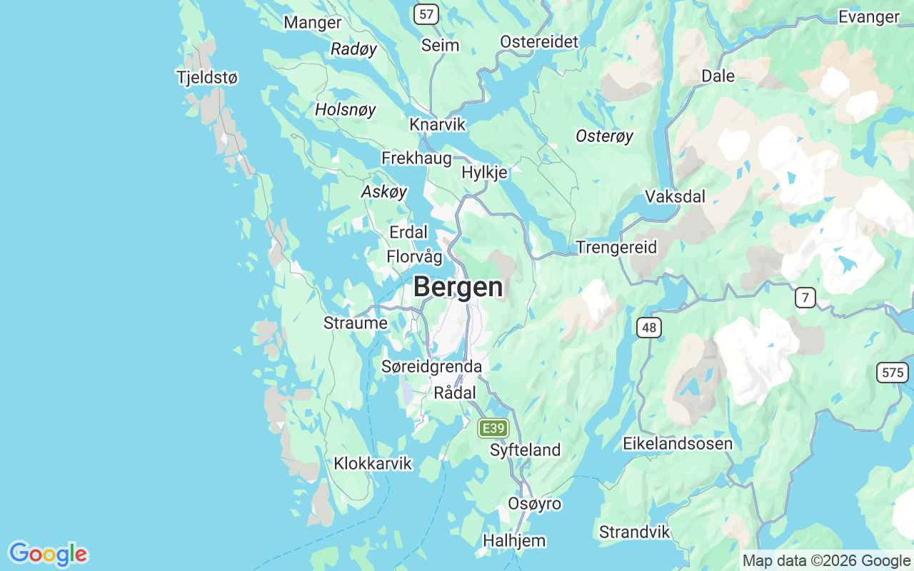 Liegeplatz Segelboot: Bergens Seilforening, Bergen