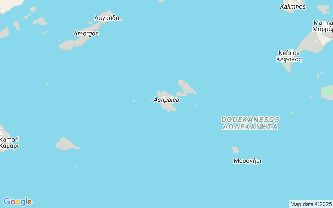 De locatie van RIB: Pera Gialos, Astipalaia