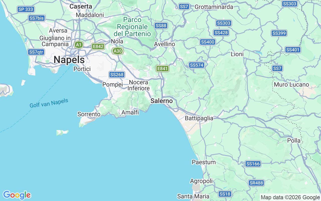 De locatie van Zeilboot: Salerno, Italië