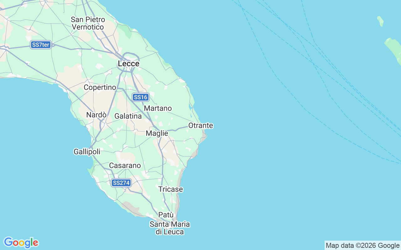 Emplacement du Bateau sans permis: Porto Di Otranto, 73028 Otrante