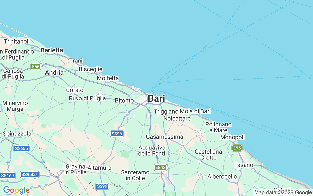 Emplacement du Semi-rigide: Bari, Bari