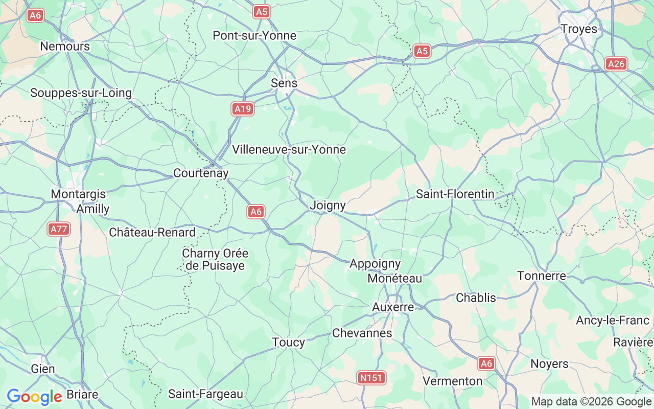 De locatie van Woonboot: 89300 Joigny, Frankrijk