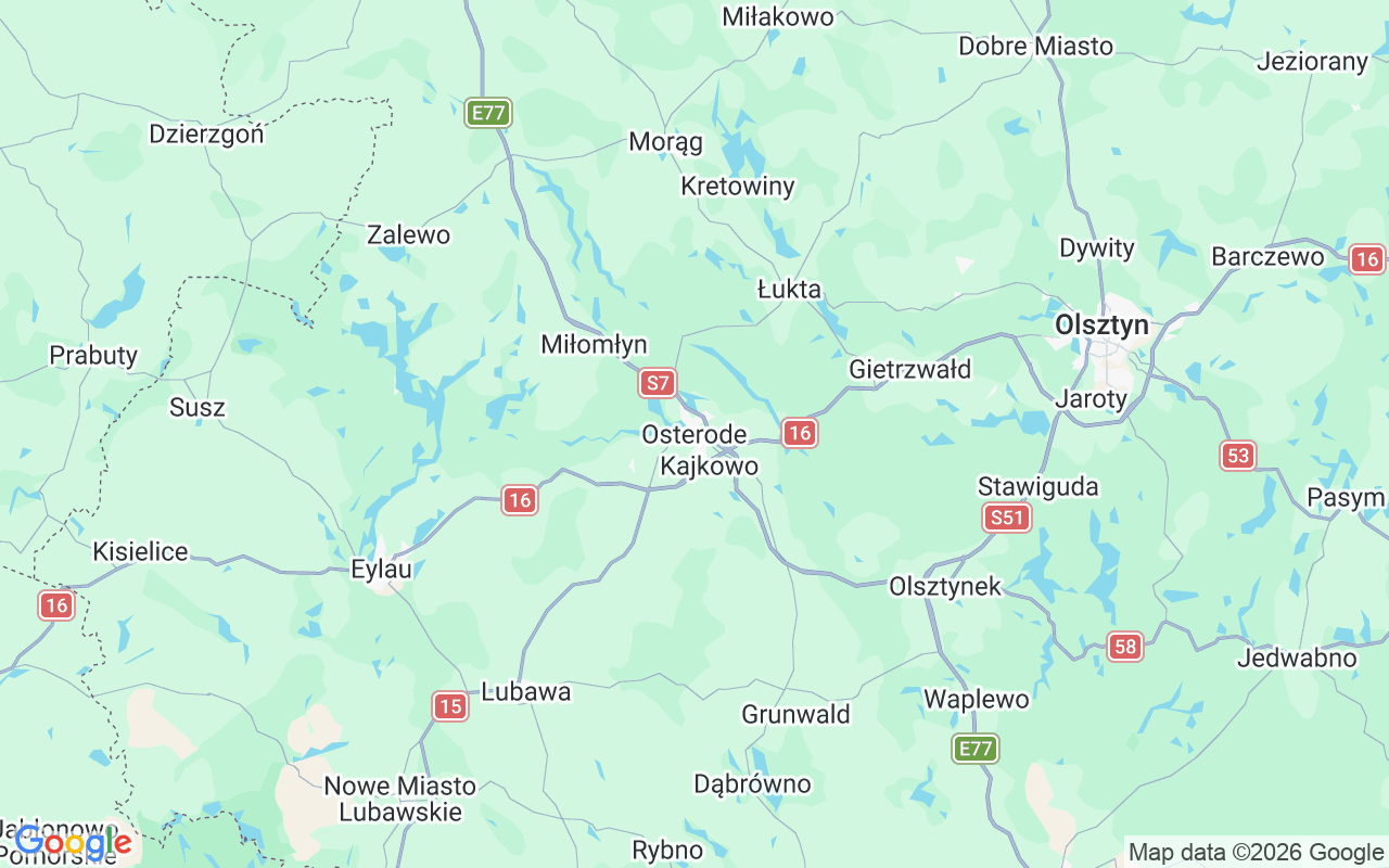 Liegeplatz Motorboot: Ostróda, 14-100 Osterode
