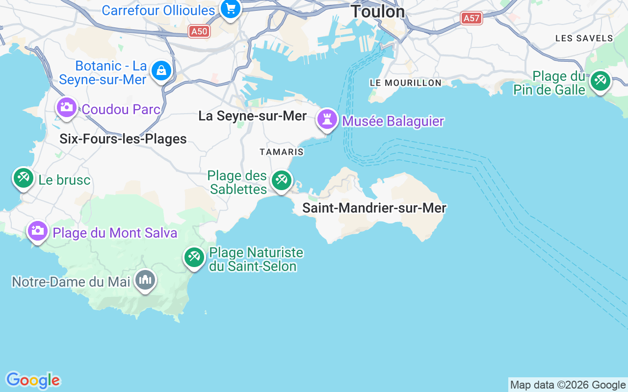 De locatie van Zeilboot: Port Pin Rolland, Saint-Mandrier-Sur-Mer