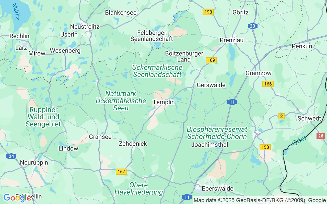 Plats för Husbåt: Stadthafen, 17268 Templin