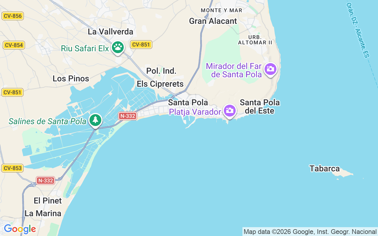 Liegeplatz Motorboot: Marina Miramar, Santa Pola