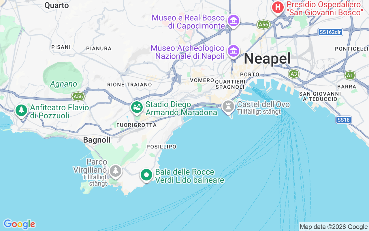 Plats för Motorbåt: Neapel, Italien