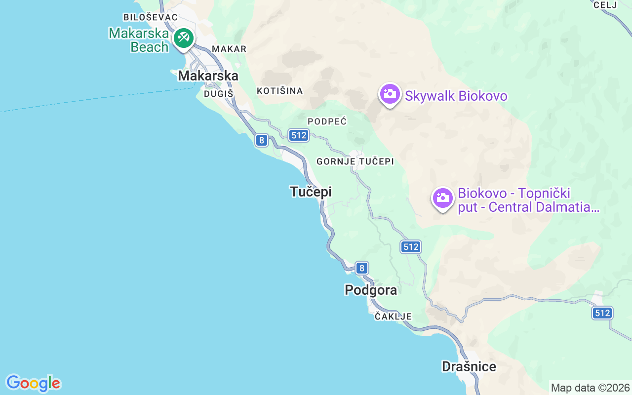 Liegeplatz Motorboot: Marina Tucepi, Tučepi