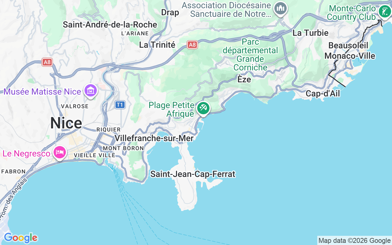 Localização do(a) Lancha: Beaulieu-Sur-Mer, França