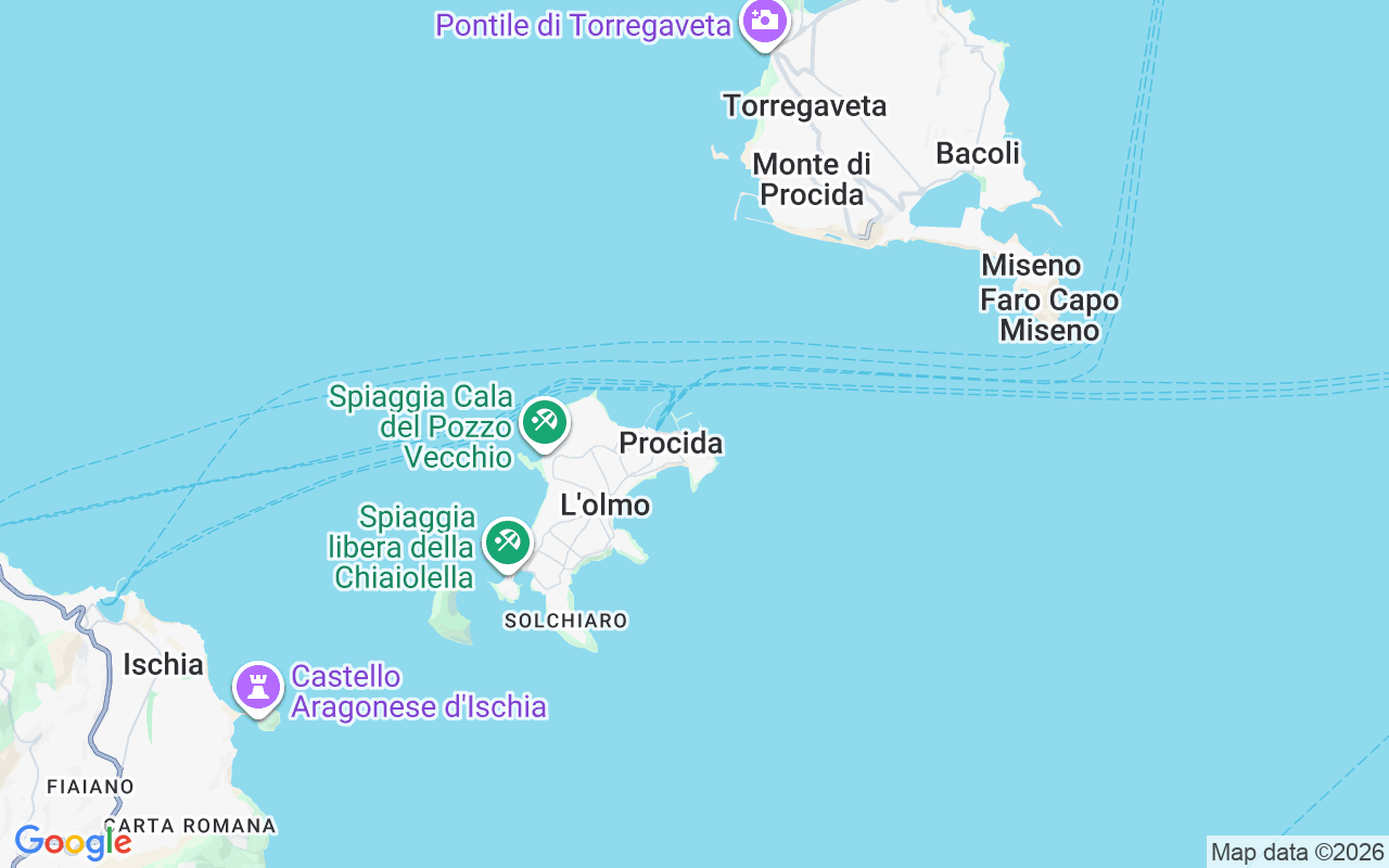 Location of the Catamaran: Marina Di Procida, Procida