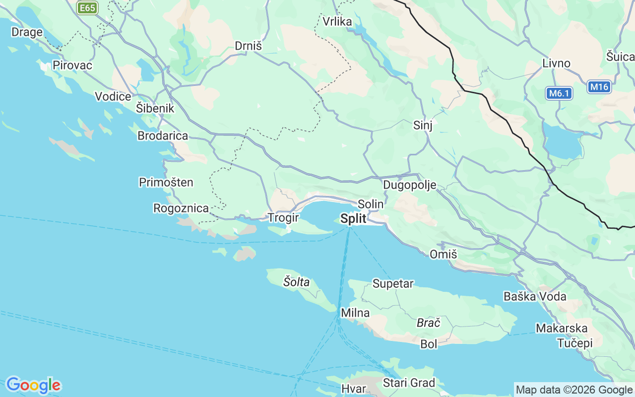 Location of the Gulet: Split, Kaštel Stari