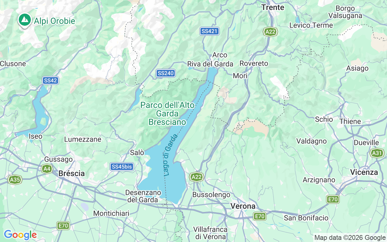 De locatie van Zeilboot: Ormeggio, 37010 Brenzone