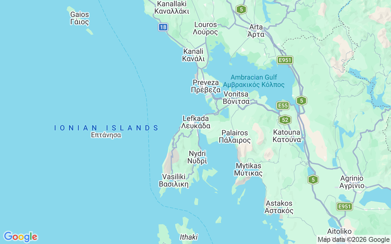 Location of the Sailboat: Lefkada, Greece