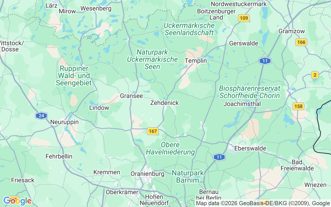 Emplacement du Péniche: Zehdenick, Allemagne