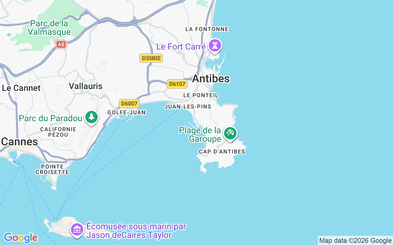 Ubicación Yate a motor: Port Gallice, Antibes