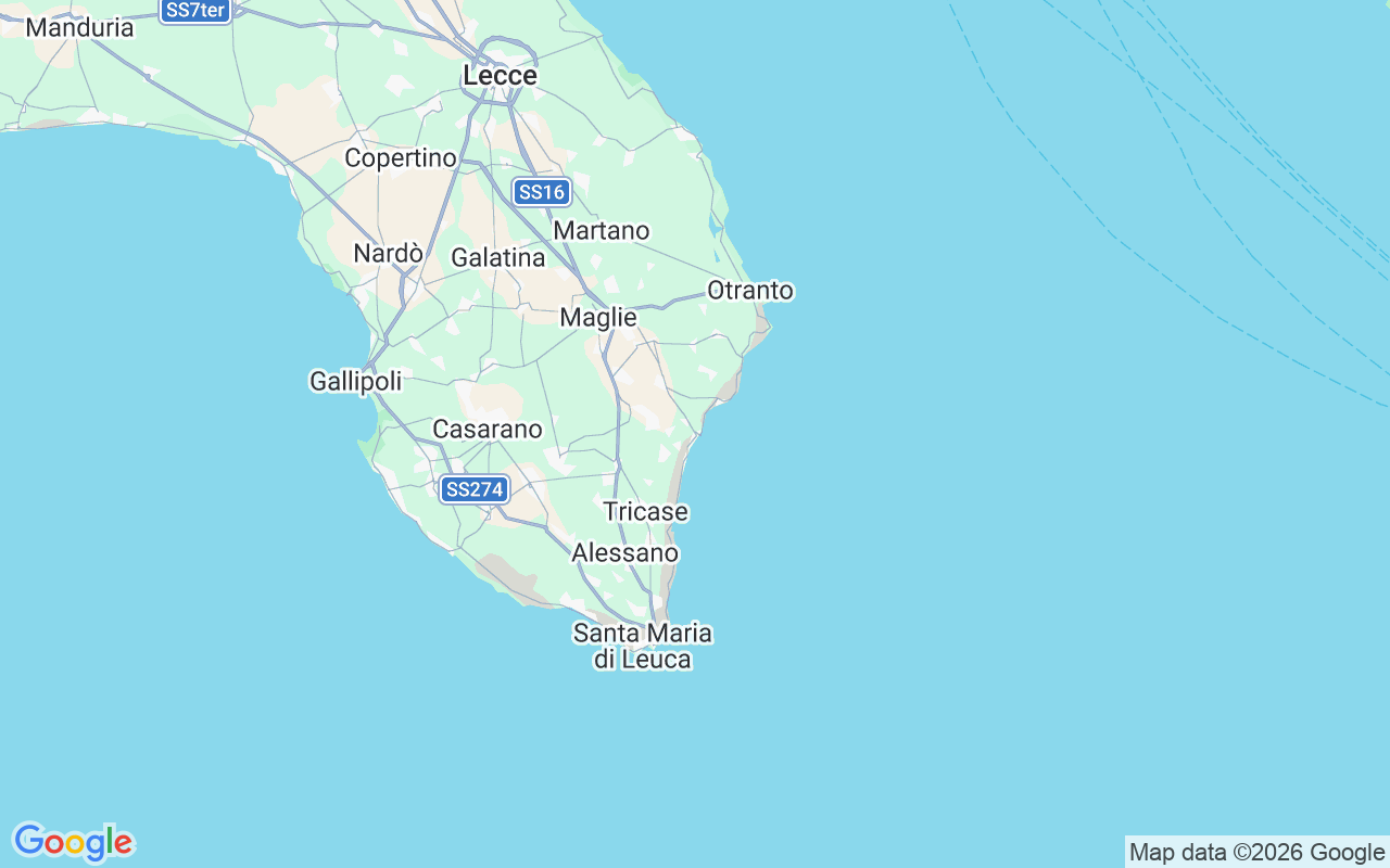 Location of the Boat without licence : Otranto, 73030 Castro