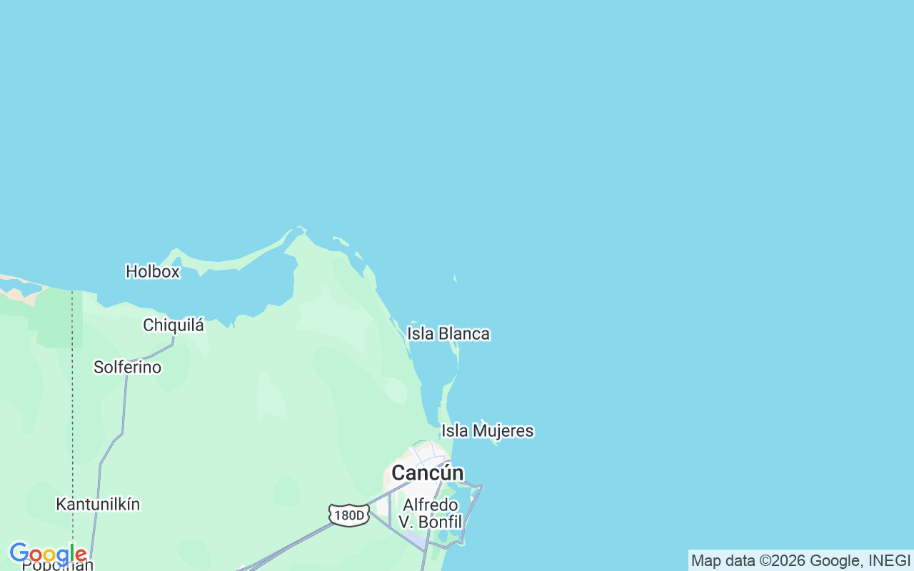 Liegeplatz Katamaran: Punta Sam, Isla Contoy
