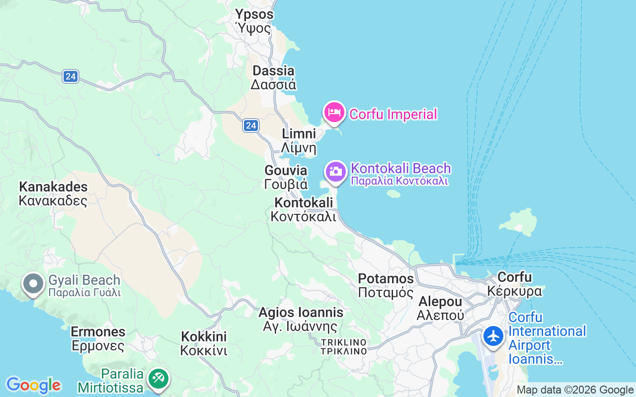 Location of the Motorboat: Gouvia Marina, Corfu