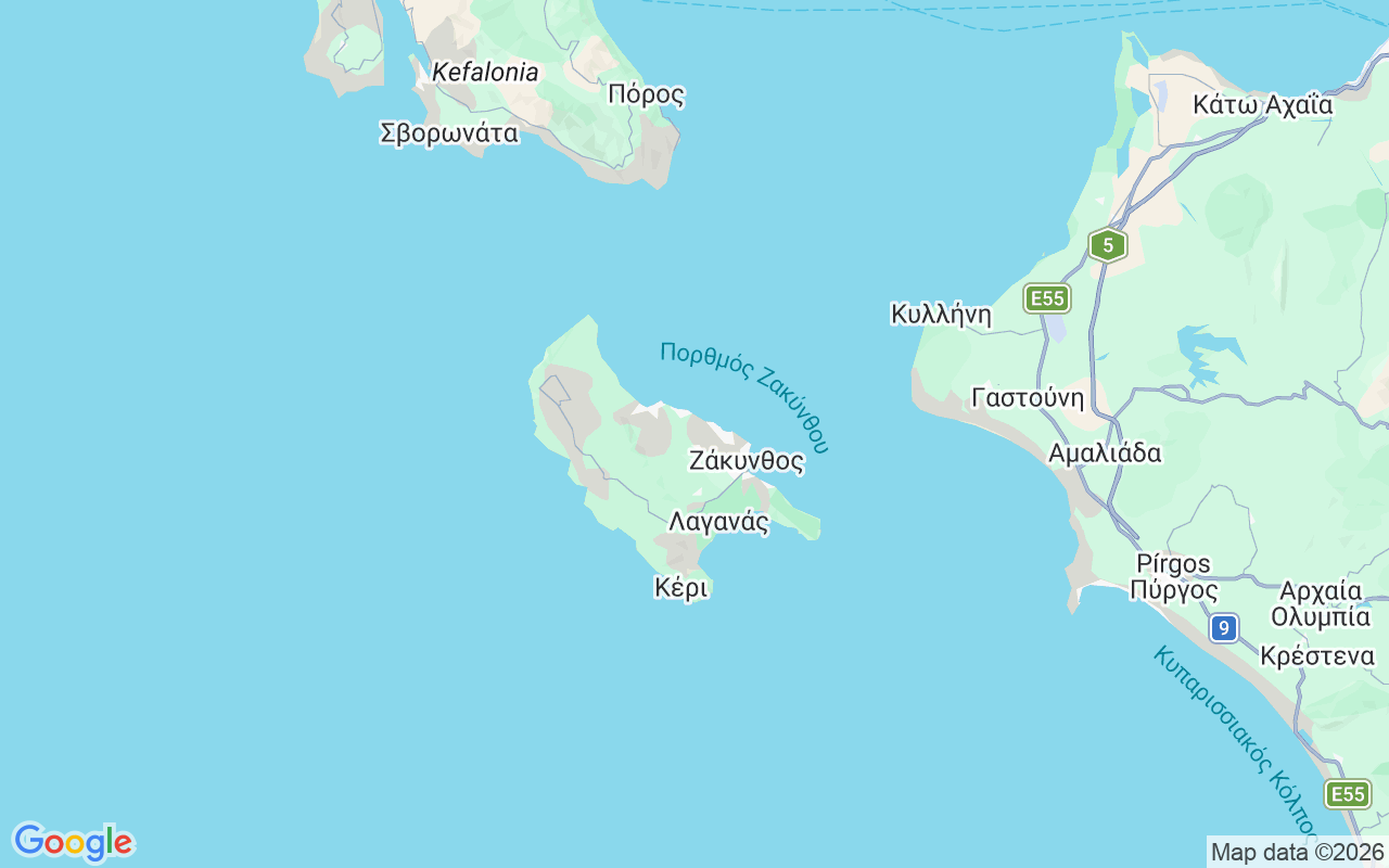 Localização do(a) Lancha: Kavos Psarou Marina, Tragaki 291 00