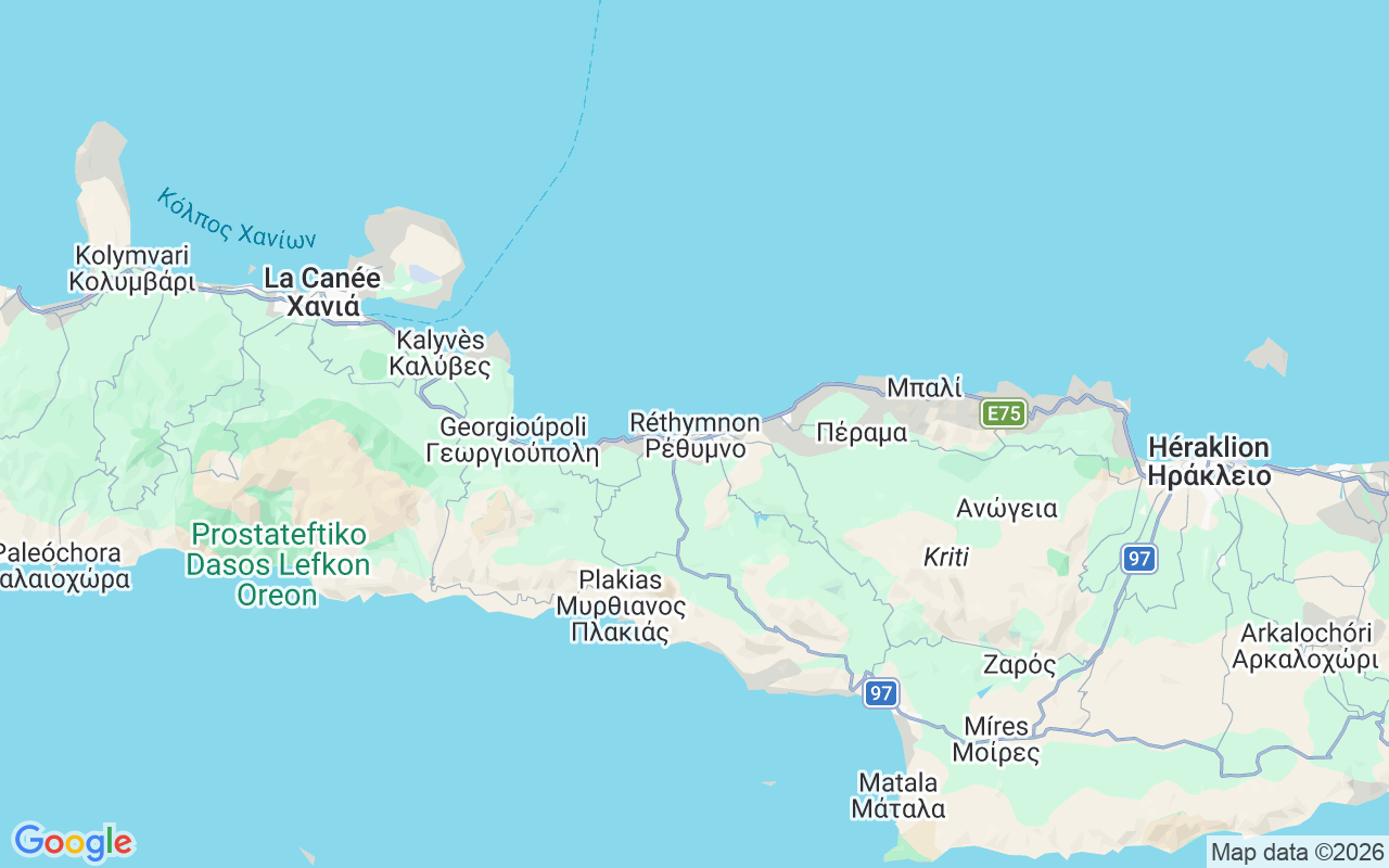 Emplacement du Bateau sans permis : Port, Réthymnon