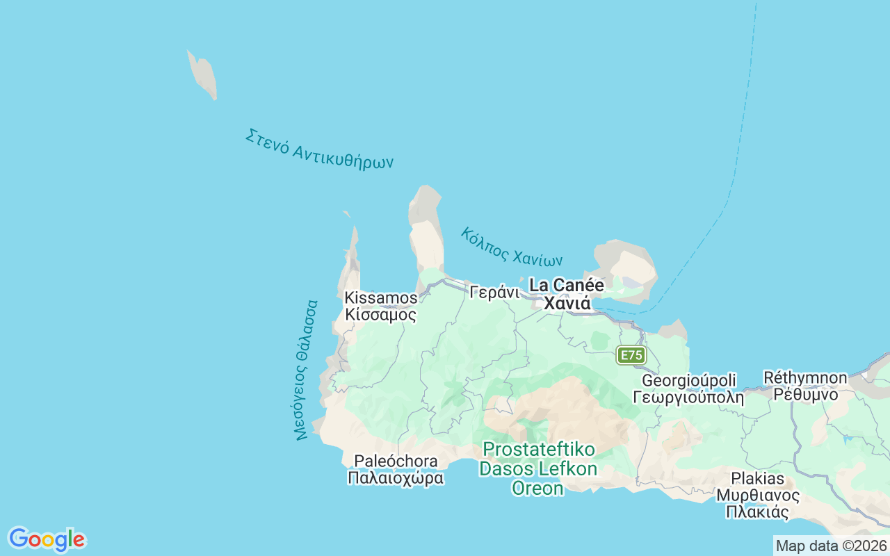 Emplacement du Bateau à moteur: Kolymvari, Kolymvari