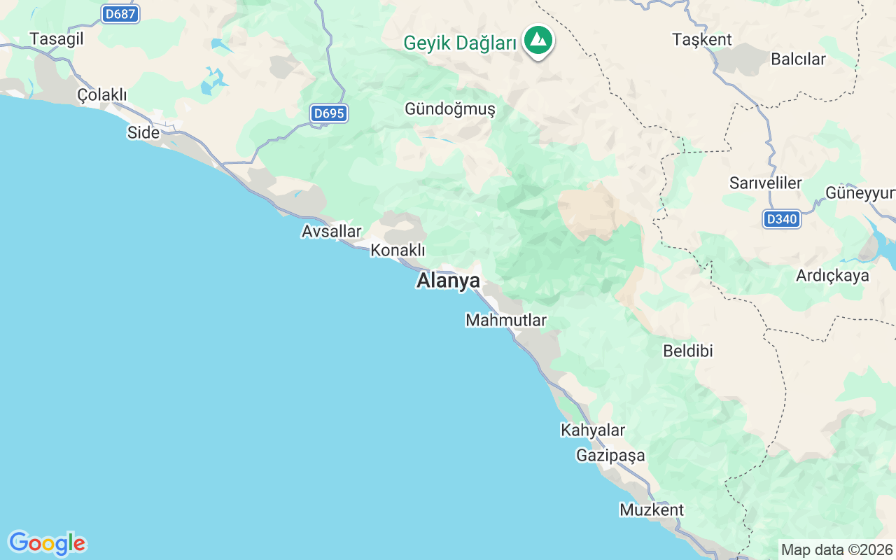 Plats för Guletbåt: Alanya Marina, Alanya